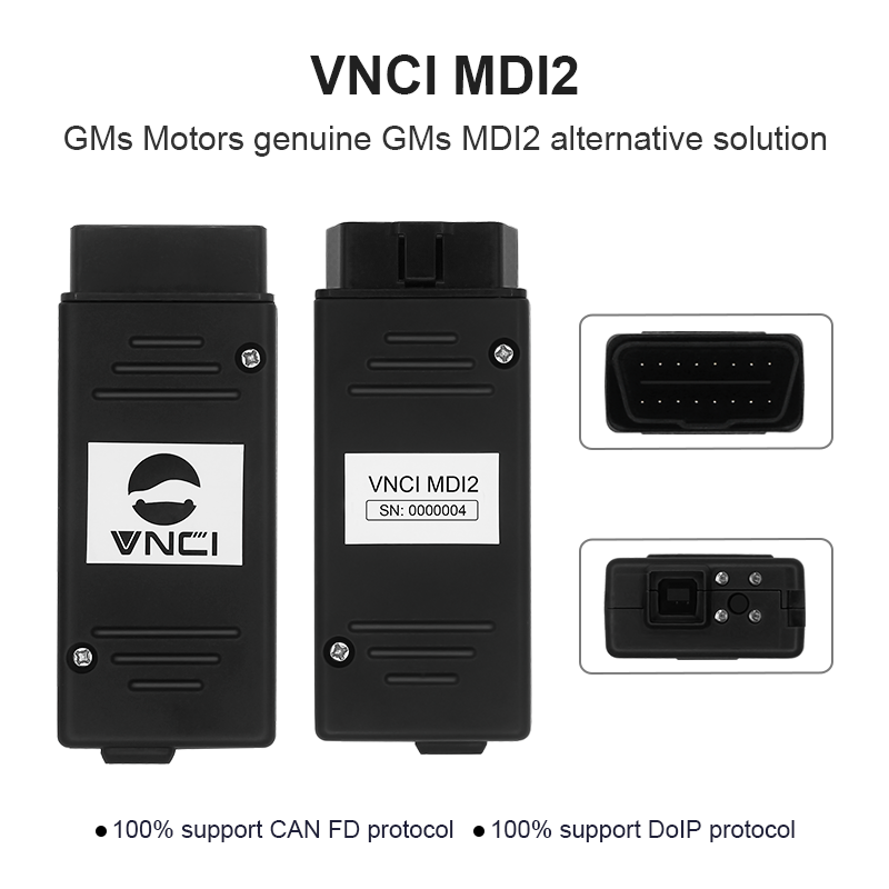 VNCI MDI2 CAN FD DOIP Car Auto Diagnostic Interface for GM Compatible with Techline Connect (TLC) Software Car Scanner Replace Tech2 Tool ราคา 10,184 บาท*ส่งฟรี