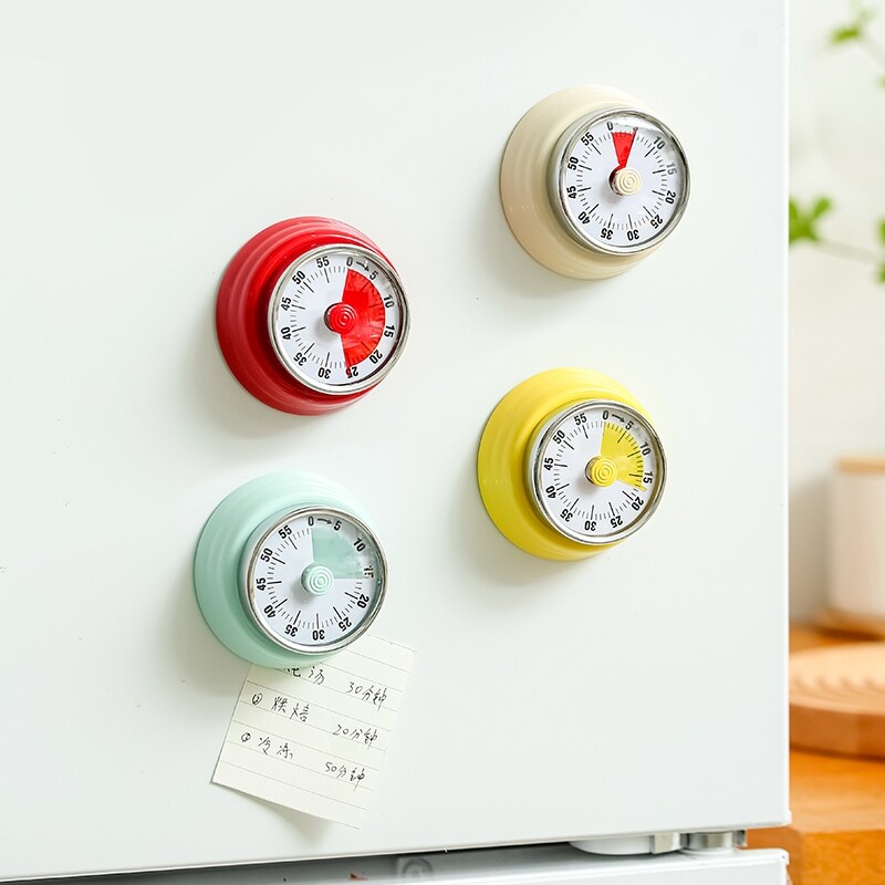 Gambar The kitchen timer mechanical alarm clock reminders students time management discipline household visualized magnetic suction timer