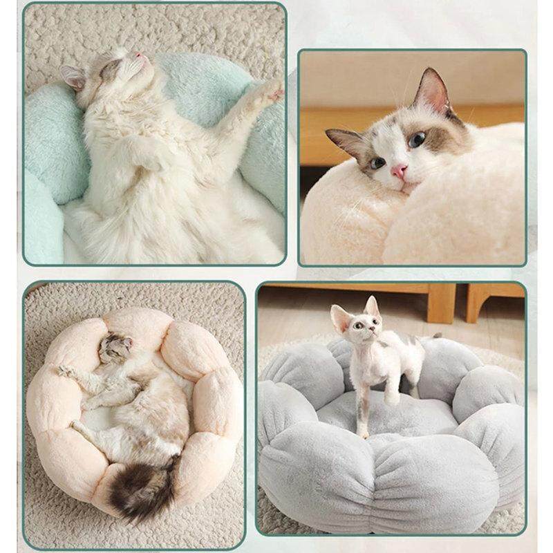 aov giường cho mèo hình hoa giường cho chó siêu mềm thảm cho mèo thú cưng 7