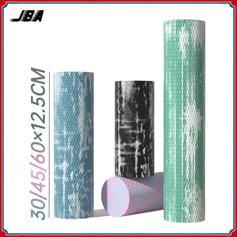 JBA Yoga Foam Roller Thick 12.5CM Length 60CM Medium Hardness Diamond Texture EVA Anti Slip Durable Stable Load-bearing 200KG Eco-Friendly Skin-Friendly Muscle massager ราคา 334 บาท*ส่งฟรี