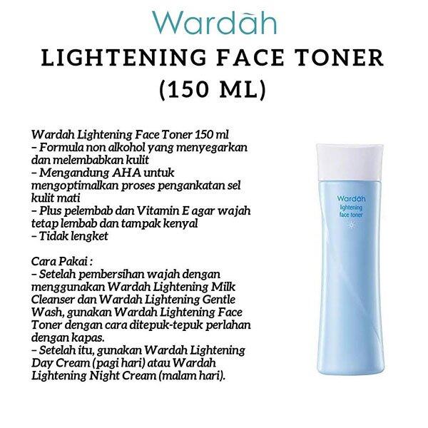 Wardah lightening face toner