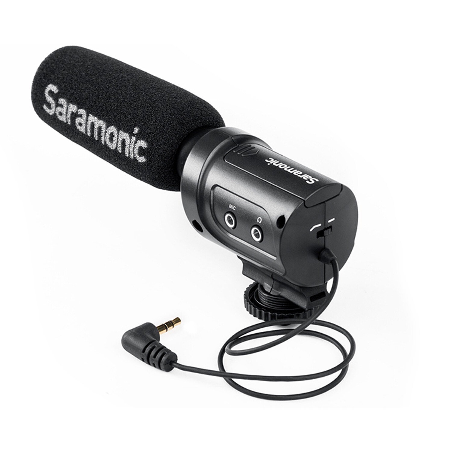 Saramonic SR-M3 chuyên nghiệp Micro định hướng điện dung trên máy ảnh shotgun mic cho vlogging ghi â