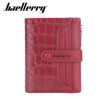 Baellerry Ladies Leather Slim Wallet Vintage Ladies Small Wallet Mini Wallet Wallet Thin Ladies Wallet With Zipper
