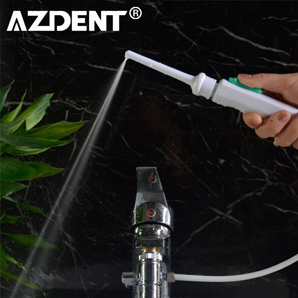Gambar ?Ready? AZDENTOral IrrigatorWater Dental FlosserSingleFloss Implement Irrigation Tooth Cleaner 6pcs Nozzles