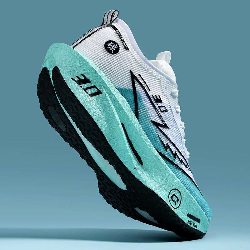 Helong Marathon đệm hơi Carbon tấm Giày chạy thể thao nam thoáng khí nhẹ phụ nữ thoải mái nonskid đặc sản Sneakers