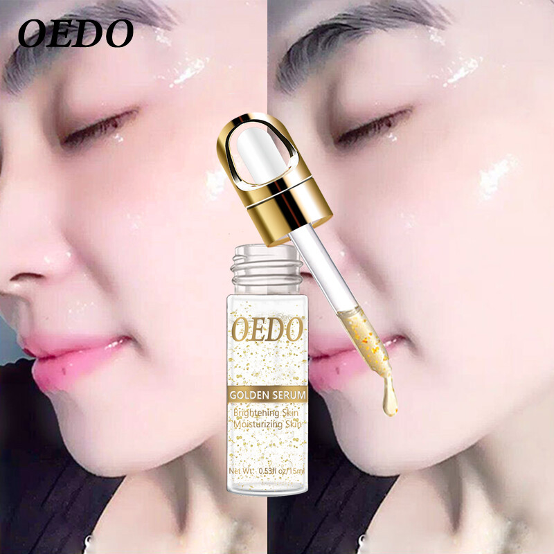 Gambar OEDO Shrink Pores Gold Hyaluronic Acid liquid Moisturizing Face Serum Whitening Plant Skin Care Anti Aging Anti Wrinkle Cream