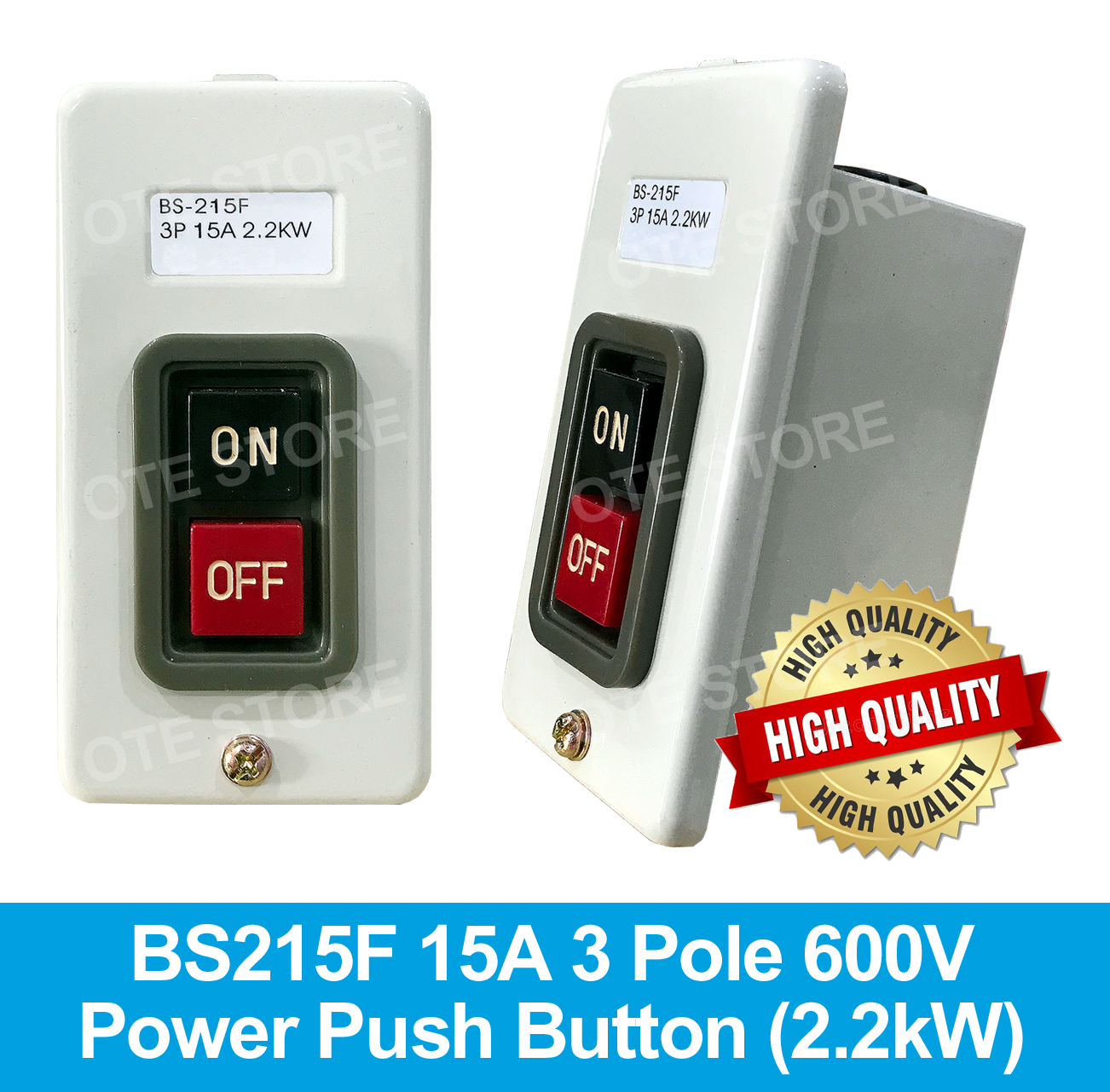 Push Button Switch 3 Phase