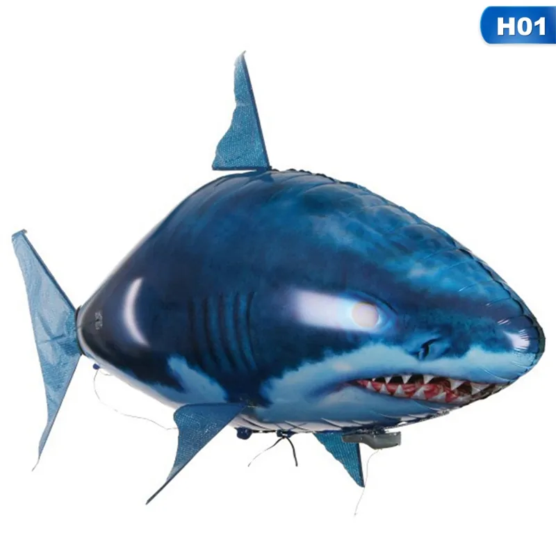 flying inflatable shark