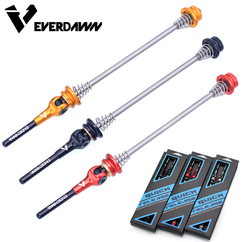 Everd cần gạt nhả nhanh trục xe đạp bằng titan bộ bánh trước và sau xe đạp leo núi xe đạp leo núi bánh răng mở cần gạt gắn trục