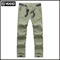 VUUG Men S Camping Hiking Pants Trekking High Stretch Summer Thin Waterproof Quick Dry UV-Proof Outdoor Travel Trousers