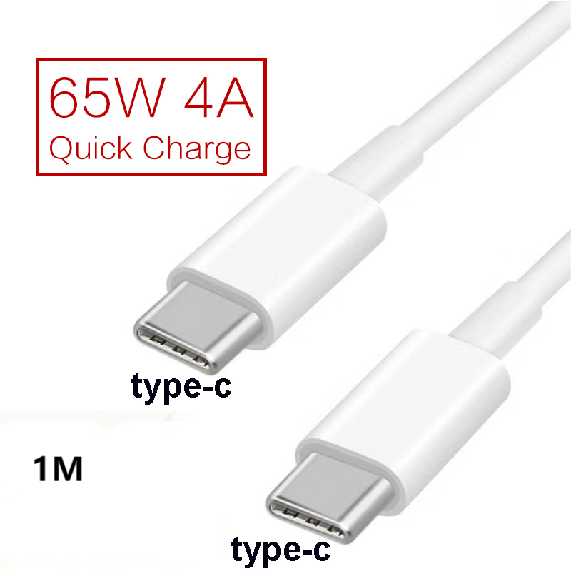 65W USB C để Loại-C Cáp sạc phổ Cáp dữ liệu cho Huawei Mate 60 Pro Pura 70 Pro Nova 12 12se 13i Y 63