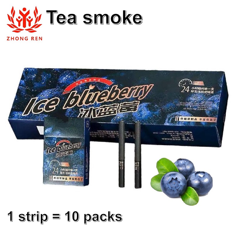 Gambar ?? ????? ?????? ?????? Tea smoke Green fine style tea tieguanyin tea king quitting ChaYan dahongpao ChaYan yunnan puer tea smoke a 10 packs Ice Blueberry tea smoke