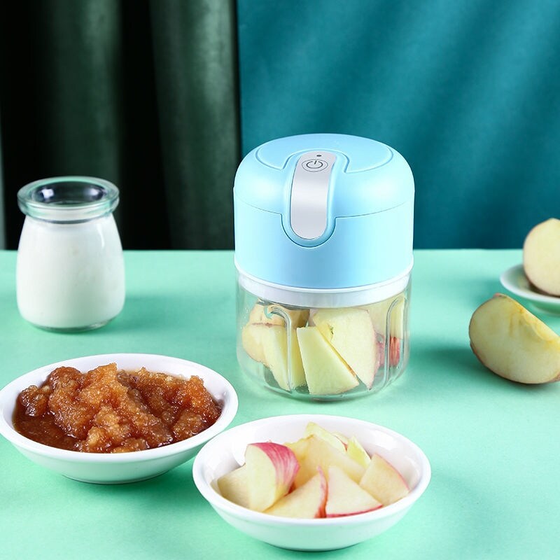 Gambar high quality A baby consisting of mechanical and electronic moving the garlic cooking machine small multi function mashed garlic artifact meat grinder household blender