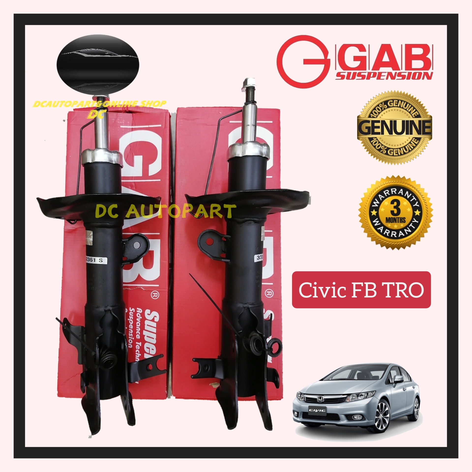 Buy Shock Absorber Honda Civic Fb 2.0 online | Lazada.com.my
