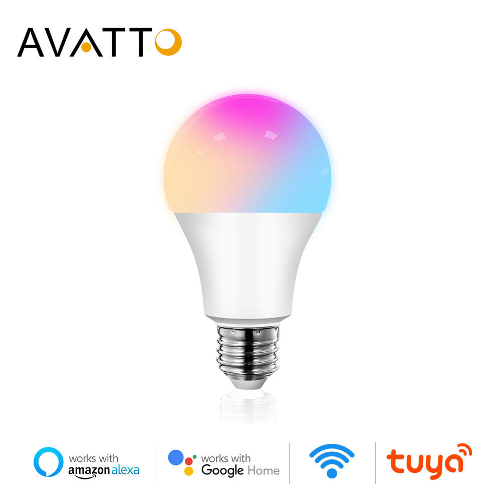 Avatto tuya bóng đèn thông minh Wifi 12W/15W, E27 RGB Đèn LED Dimmable với ứng dụng cuộc sống thông minh điều khiển bằng giọng nói cho Google nhà Alexa