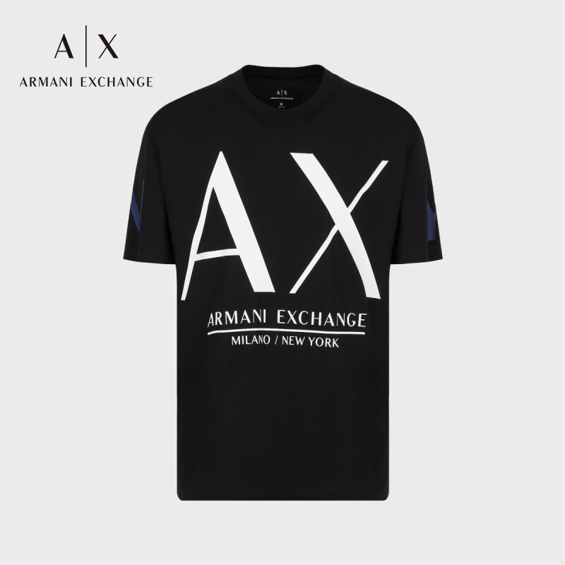 Áo phông in hình bông phi giới tính mới Armani