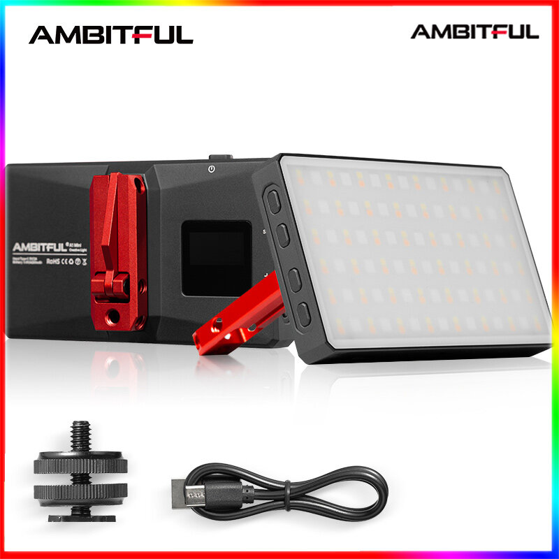 AMBITFUL A1 Mini RGB 2600K-8500K Đèn LED Video Đủ Màu Có Thể Điều Chỉnh Độ