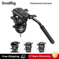 SmallRig Fluid head Đầu dầu chuyên nghiệp với Tay cầm có thể tháo rời QR cho Manfrotto tải tối đa lên đến 8kg 4287