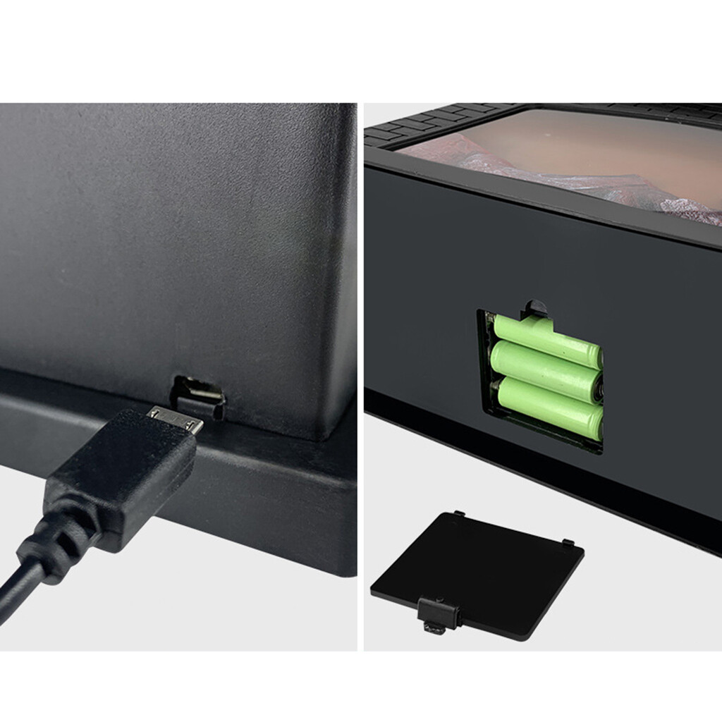 Miusee Đèn Hiệu Ứng Ngọn Lửa Giả Lò Sưởi Sáng Tạo Trang Trí Giáng Sinh Sân Thượng Phòng Ngủ