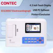 CONTEC ECG300GT 3-Channel ECG Machine with USB Software & Printer