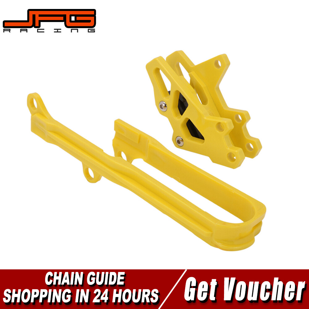 Hướng Dẫn Sử Dụng Thanh Trượt Xích Xe Máy JFG Racing, Bánh Xích Bảo Vệ Màu Vàng Cho SUZUKI DRZ400 2000-2004 DRZ400E 2000-2007 DRZ400S 2000-2017, Phụ Tùng Xe Mô Tô