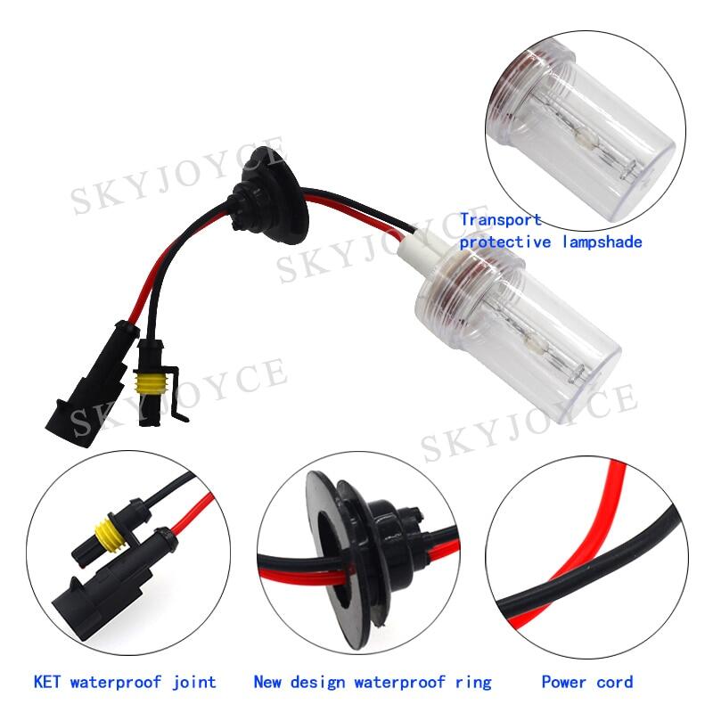 SKYJOYCE 75W 100W 150W H7 Xenon HID Bulb 4300K H11 5000K 6000K H1 H3 8000K HB3 HB4 D2H Car Headlight Bulb For 12V HID Xenon Kit (15)