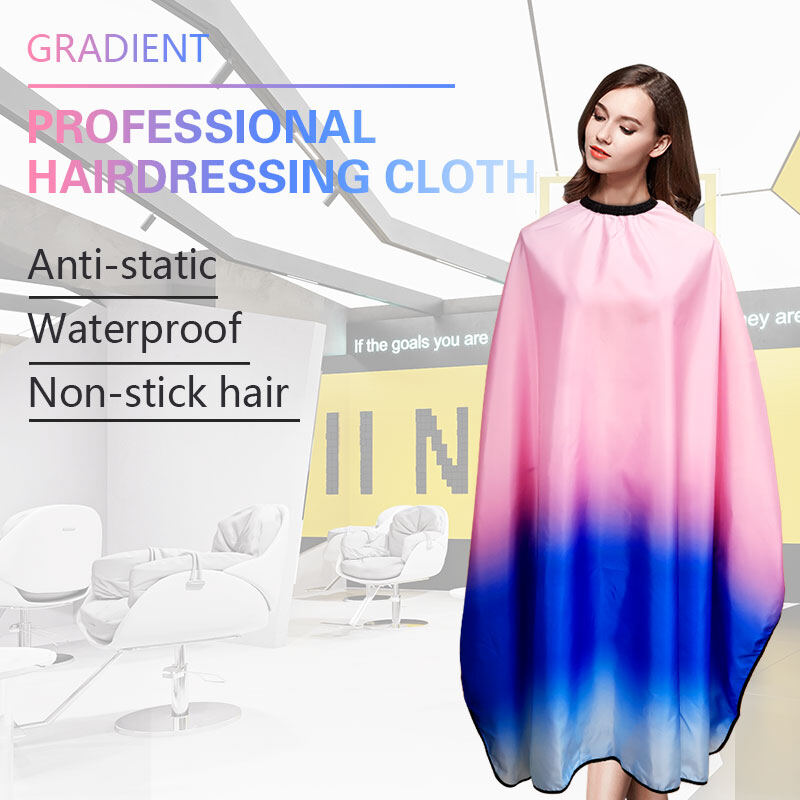 Tạp Dề Nhuộm Màu Nhiều Màu Gradient Khăn Choàng Quấn Làm Tóc Chống Thấm Nước Không Dính Khăn Choàng Làm Tóc Áo Choàng Làm Đẹp Làm Tóc Salon