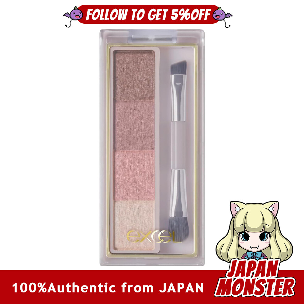 Excel Color Edit Powder Brow EP02 (Summer Nectar) Eyebrow Powder for Summer Cool Tones Japan