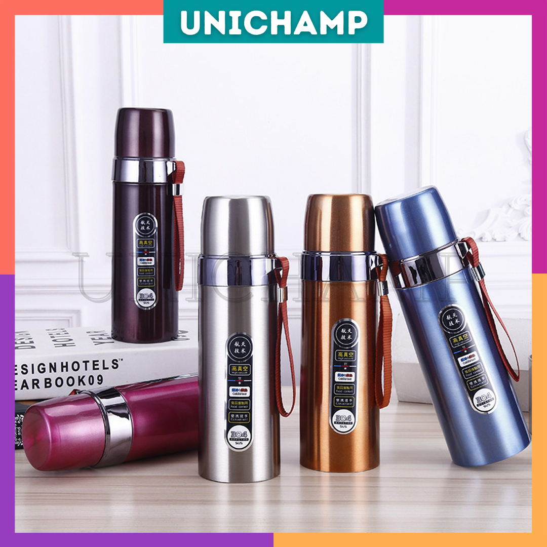 Gambar 500ml 304 Stainless Steel Vacuum Flask Thermos Bottle