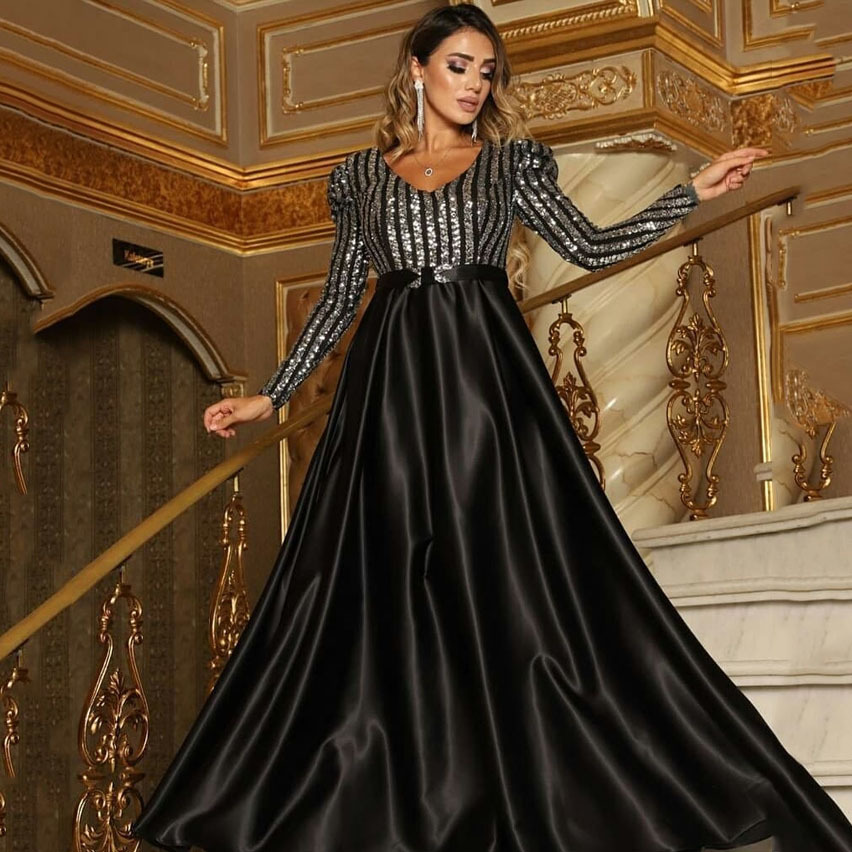 2021 elegant evening dinner party dress 