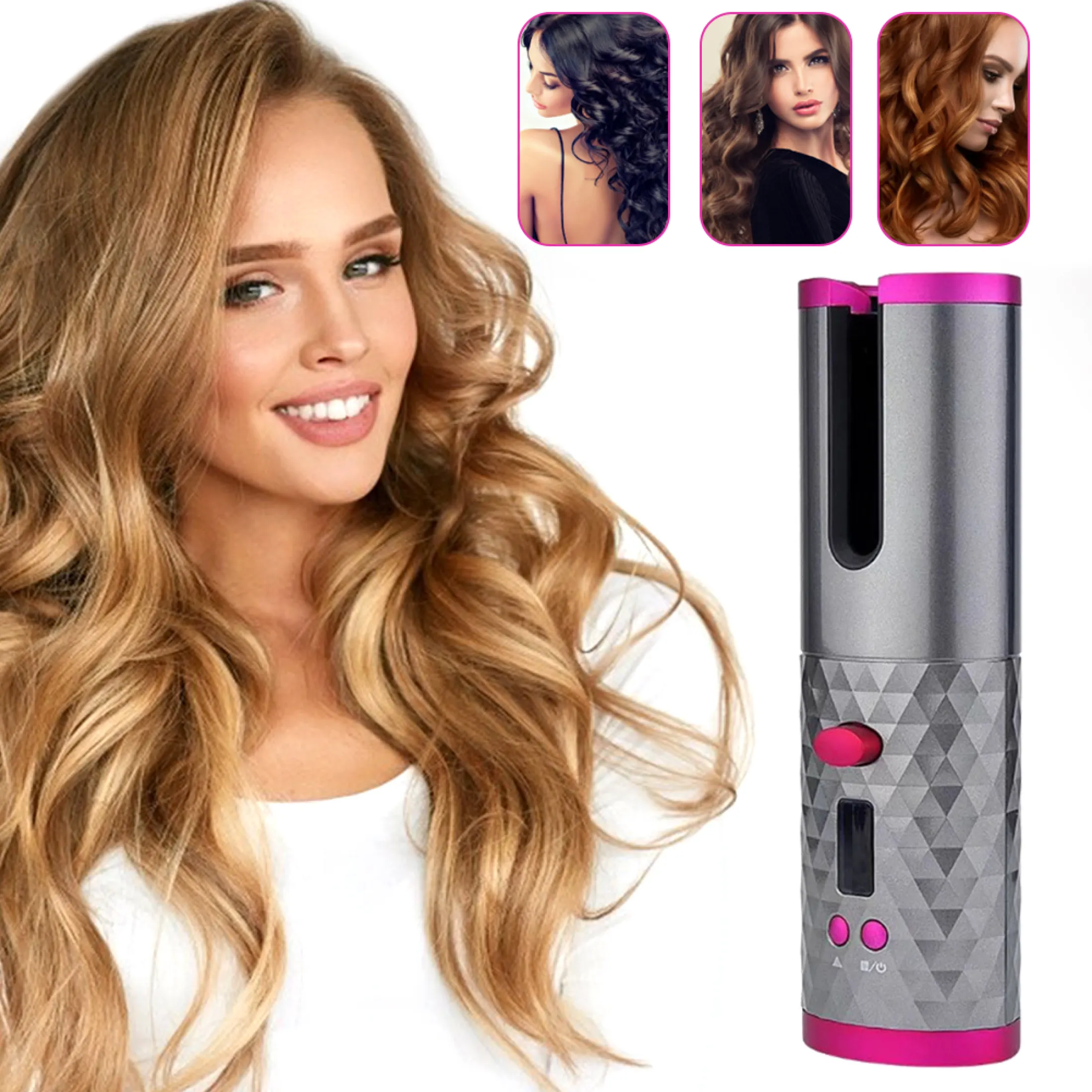 world's first wireless automatic curling iron