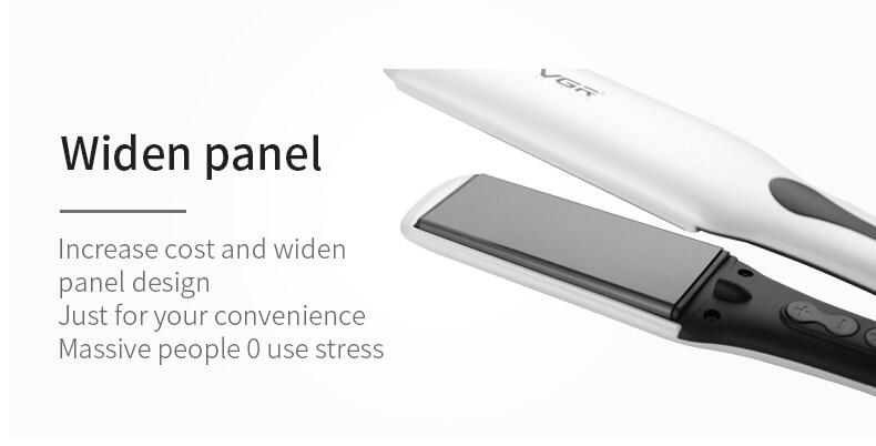 Máy Duỗi Tóc VGR Bàn Ủi Phẳng Ma Thuật Chăm Sóc Cá Nhân, Lược Chải Chuyên Nghiệp, Kỹ Thuật Số Lron Tong Bán Chạy Thời Trang