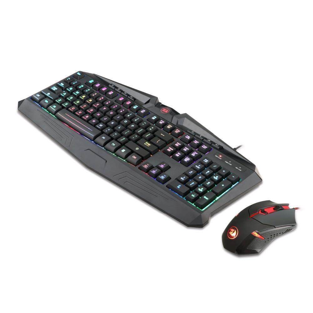 Redragon Gaming Keyboard & Mouse Combo S101 RGB LED Backlit Keyboard and Mouse Set 14 47565d1e3255a160ef886f685a969aa1