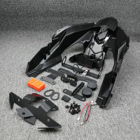 SEMSPEED For Yamaha NVX Aerox V2 Motorcycle Rear License Plate Fender Tail Tidy Bracket Holder w/ Tailight