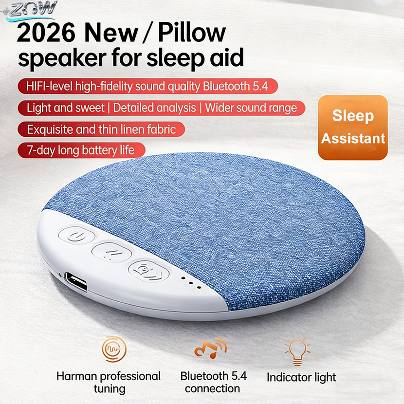 ZNW New Stereo Sound Pillow Sleep Speakers Under Pillow Audio High Sound Quality Multi-function Bluetooth Audio White Noise Giá 280,000 Đồng*Miễn phí vận chuyển
