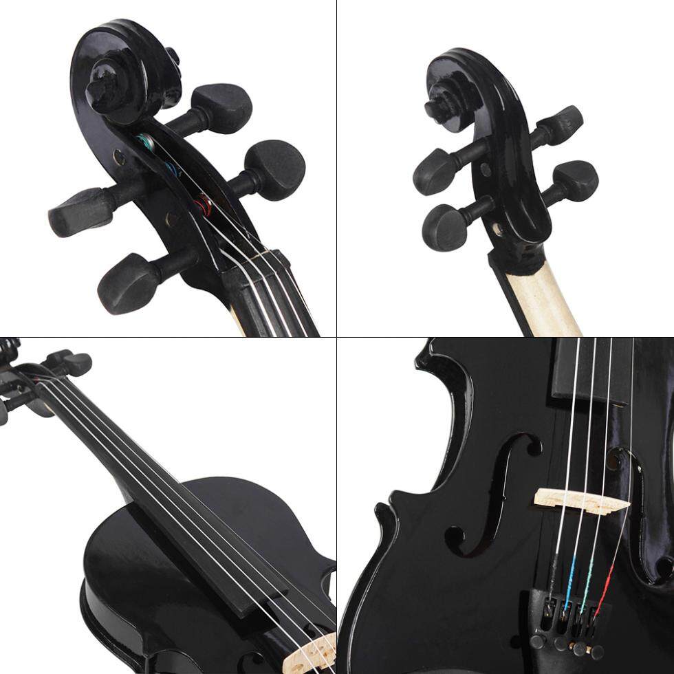 Đàn Violin Acoustic Kích Thước Đầy Đủ 4/4, Có Vỏ + NƠ + Nhựa Thông Cho Violin Người Mới Bắt Đầu