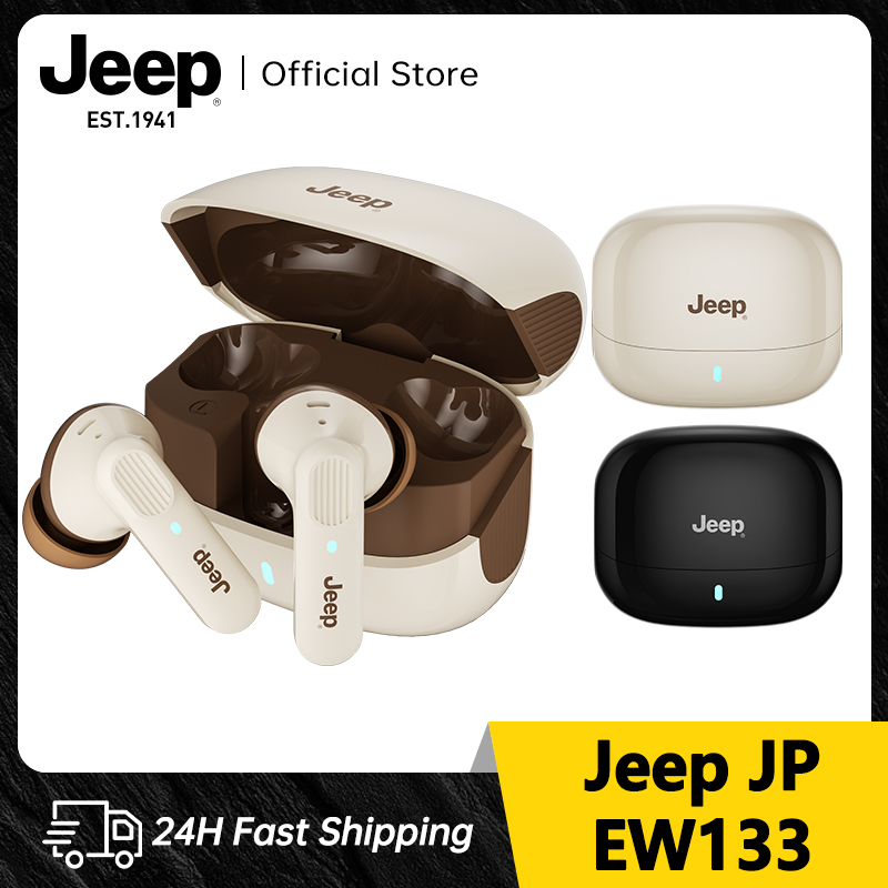 Jeep EW133 Wireless Earbuds, Bluetooth 5.4 Headphones in Ear with ENC Noise Cancelling Mic, HiFi Stereo Deep Bass Wireless Earphones 15H Playtime, in-Ear Earbud Headsets For Samsung/Xiaomi/Huawei/Apple/Oppo ราคา 299 บาท*ส่งฟรี