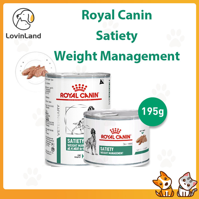 Hoàng gia Canin thú y chế độ ăn uống canine satiety trọng lượng quản lý Thức ăn ướt cho chó trưởng thành tất cả các kích cỡ trộn hương vị trong 195 g có thể