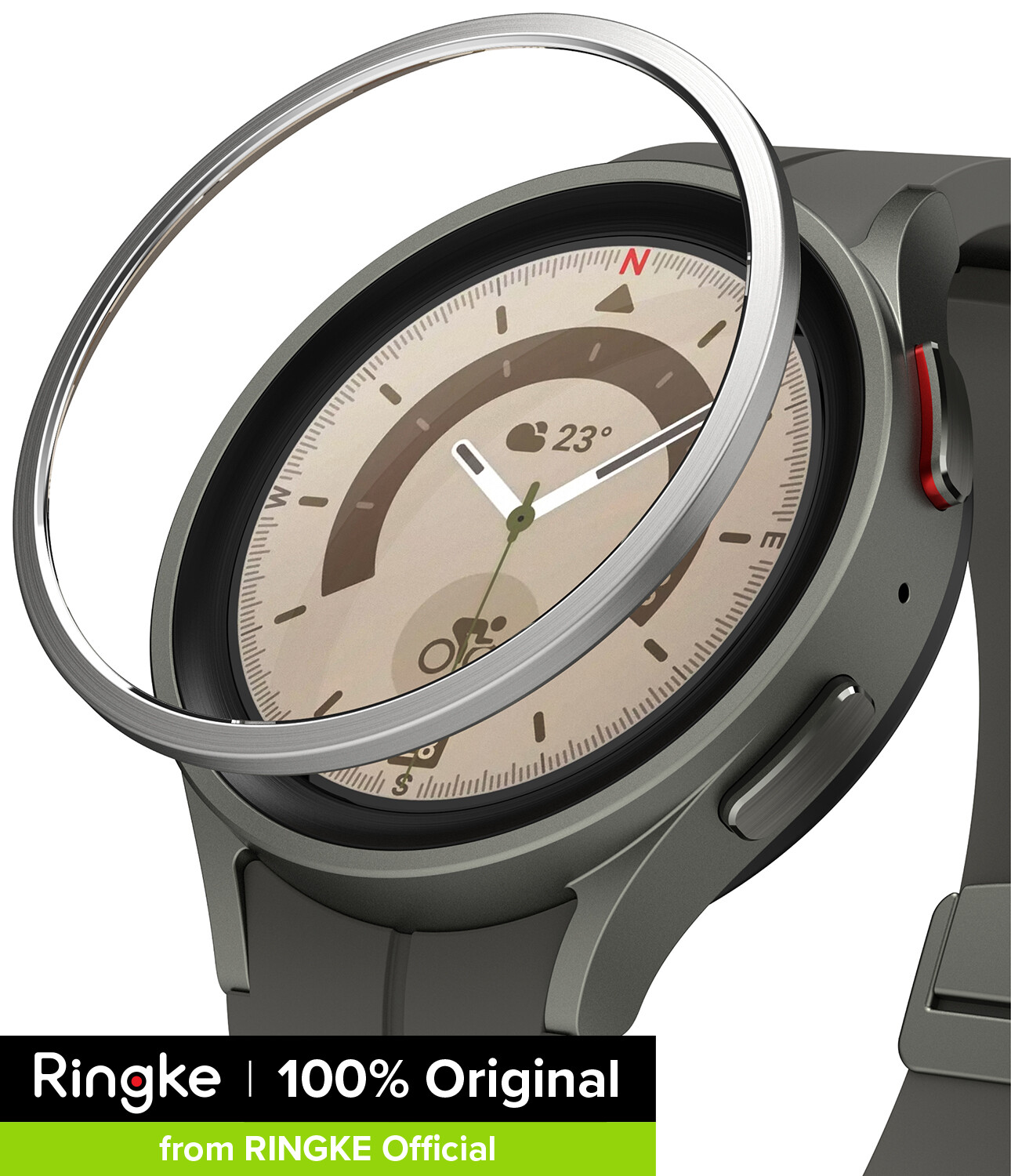 Ringke Bezel Styling for Samsung Galaxy Watch 5 Pro Bezel Ring Adhesive Cover Anti Scratch Stainless Steel Protection for Samsung Galaxy Watch 5 Pro Accessory Giá 286,180 Đồng*Miễn phí vận chuyển