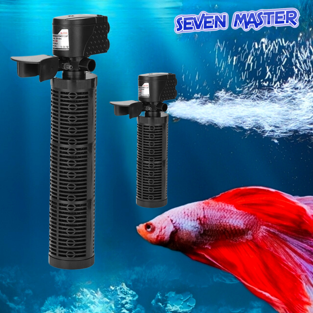Seven master máy bơm sục khí đa năng yên tĩnh 3 trong 1 máy bơm nước bể cá máy bơm chìm