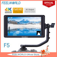 FEELWORLD F5 5นิ้วกล้อง DSLR Field Monitor IPS Full HD 1920X1080รองรับ4K เอาต์พุต HDMI เอียงแขน Power Output