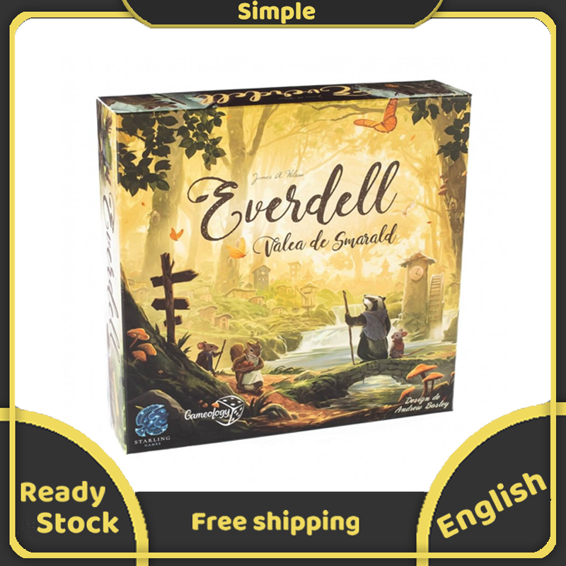 Everdell trò chơi với bàn cờ phiên bản tiếng anh cửa hàng gia đình bạn bè bên trò chơi với bàn cờ
