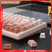 ZIFRIEND 132 phím Gradient Keycaps PBT Bàn Phím Cơ Keycaps bên khắc Keycaps cực ngày Xám/đỏ mặt