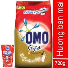 Bột giặt OMO Comfort hương nước hoa 720g