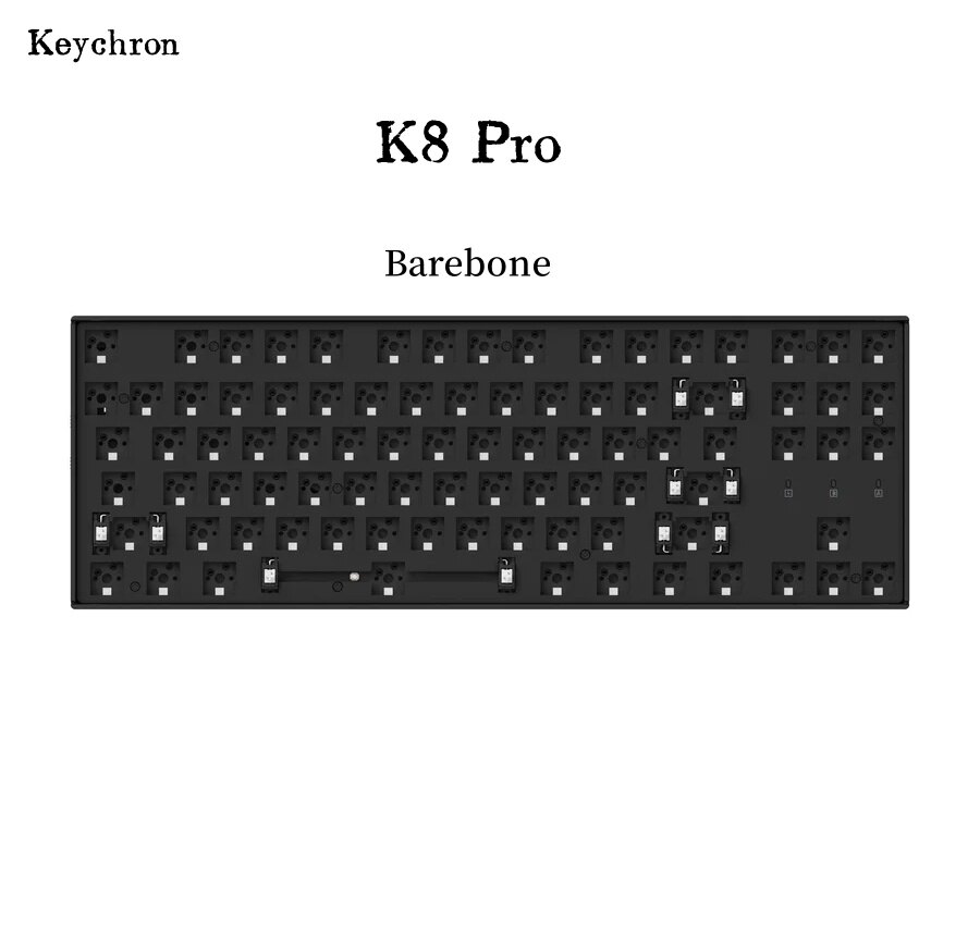 Keychron bàn phím cơ không dây k8 pro qmk/via barebone có thể thay thế nóng