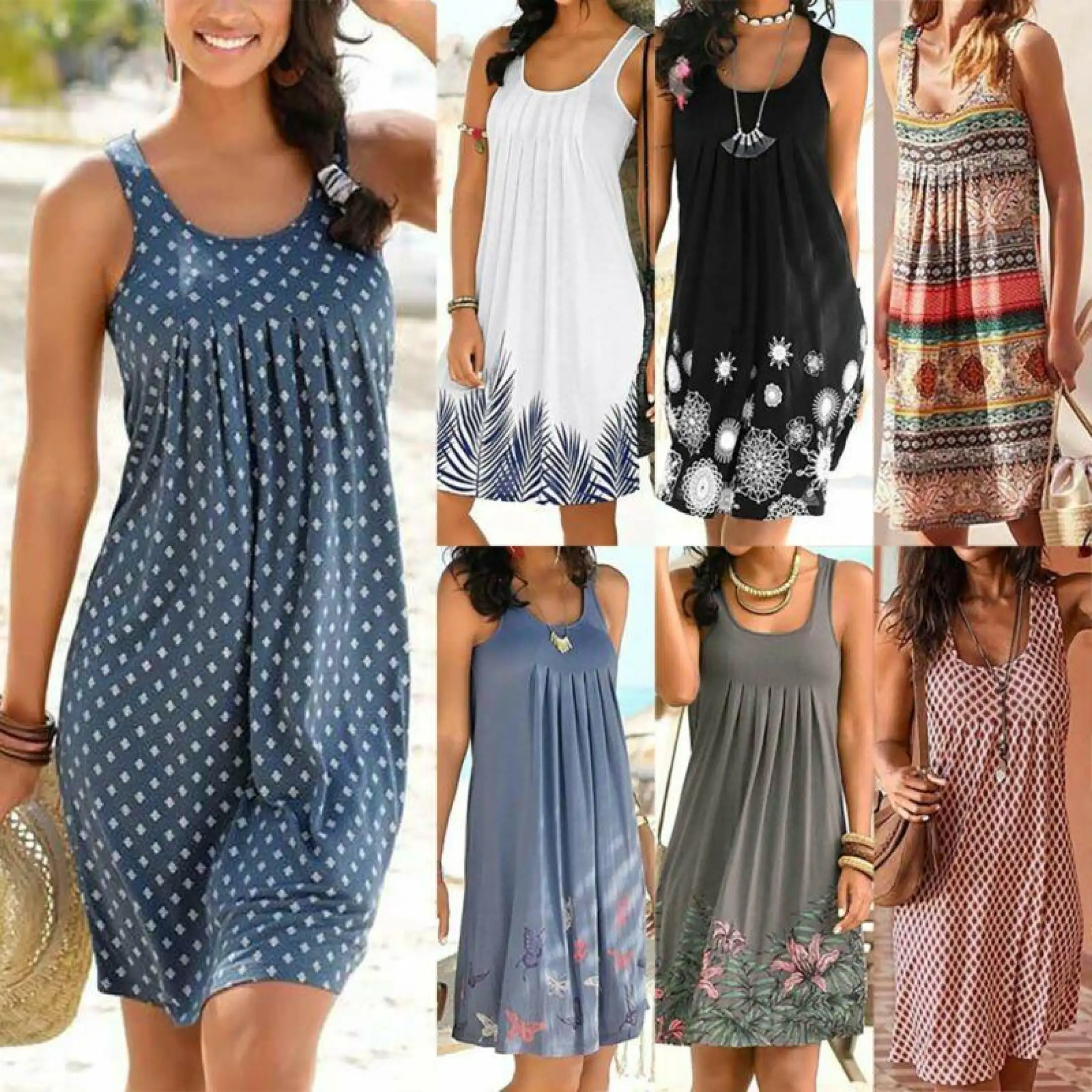 Summer sun dresses for women Clearance