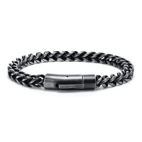 Bravego Fashion Men Stainless Steel Bracelet Hip Hop Titanium Steel Keel Chain Bracelet Jewelry Gift