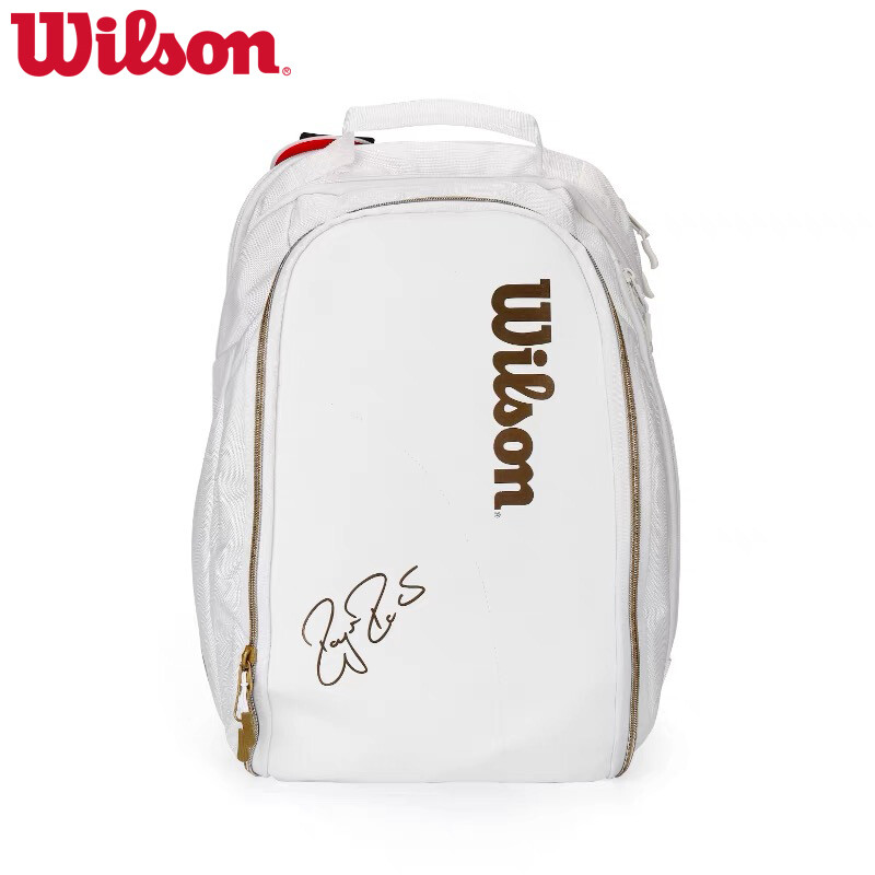 Wilson Fance Tennis Backpack, Large Capacity Tennis Sports Duffle Bag,  Racket Holder Equipment Bag for Tennis, Badminton, Racquetball, Squash