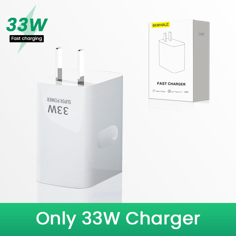 BKWHALE Củ sạc Sạc nhanh 33W / Củ cáp sạc nhanh 5A Type-C / Bộ sạc Super VOOC