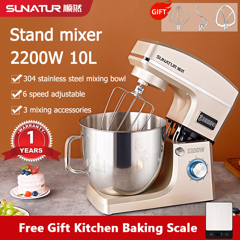 Buy Sunatur 2200w Stand Mixer Online at a Better Price | Lazada